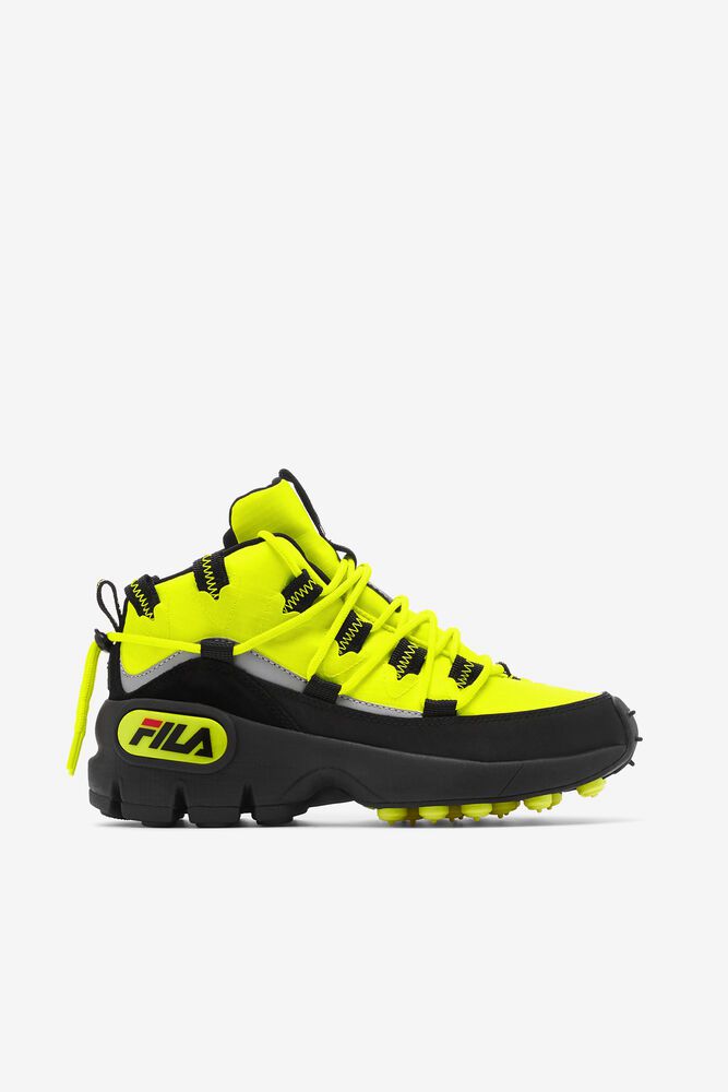 Fila Boots Womens Yellow/Black - Grant Hill 1 X Trailpacer - Philippines 7531042-EN